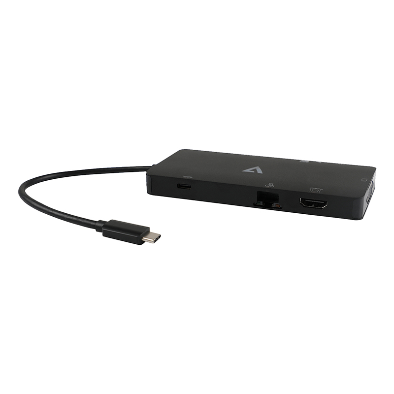 V7 UCMINIDOCK-ALTHV Mini Dock, USB Type C Docking Station for Notebook 