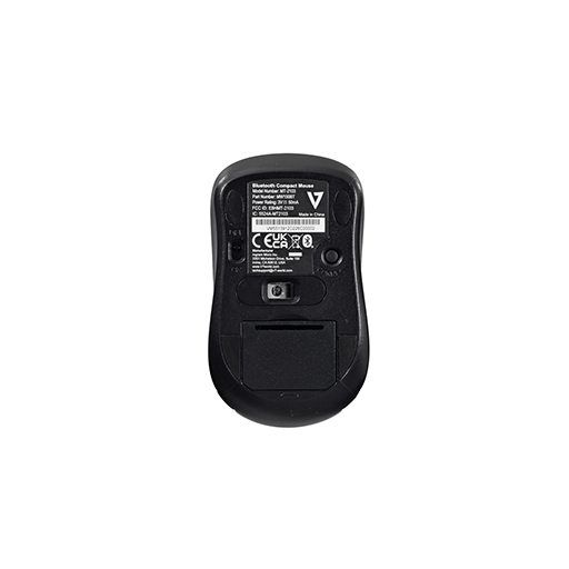 V7 MW150BT Mouse - Bluetooth - Optical - 3 Button(s) - Black 