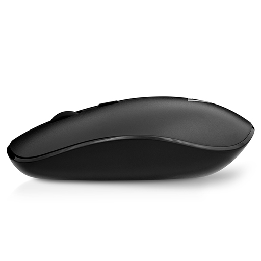 V7 MW200-1E Mouse - Radio Frequency - USB - Optical - 4 Button(s) - Black - Wireless 