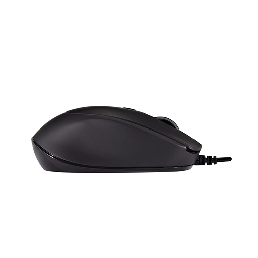 V7 MU350 Mouse - USB Type A - Optical - 4 Button(s) - Black