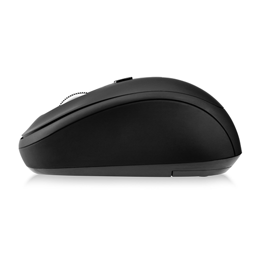 V7 MW100-1E Mouse - Radio Frequency - USB - Optical - 4 Button(s) - Wireless - Black
