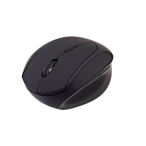 V7 MW500BT Dual Mode Bluetooth 2.4Ghz Vertical Ergonomic Mouse - Black - Right Hand