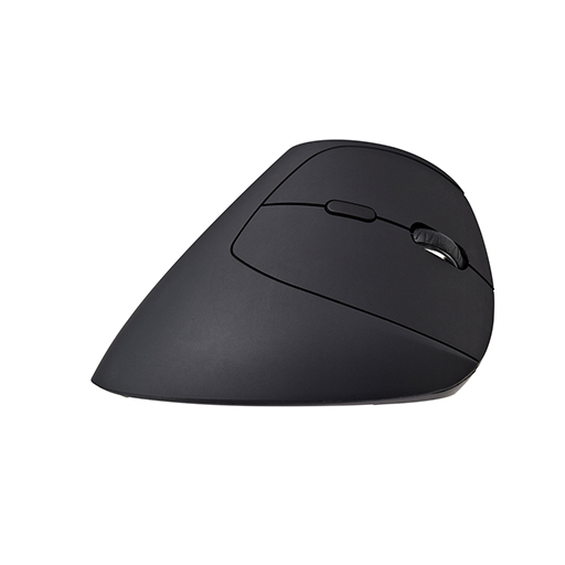 V7 MW500BT Dual Mode Bluetooth 2.4Ghz Vertical Ergonomic Mouse - Black - Right Hand