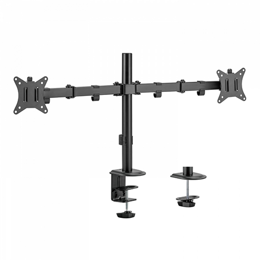 V7 DM1GCD Dual Monitor Articulating Clamp Mount