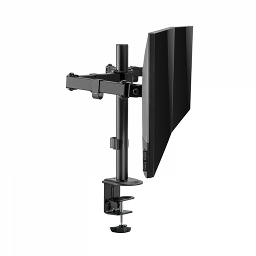 V7 DM1GCD Dual Monitor Articulating Clamp Mount