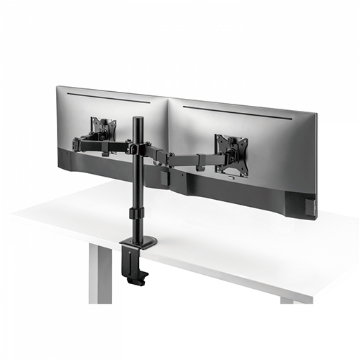 V7 DM1GCD Dual Monitor Articulating Clamp Mount