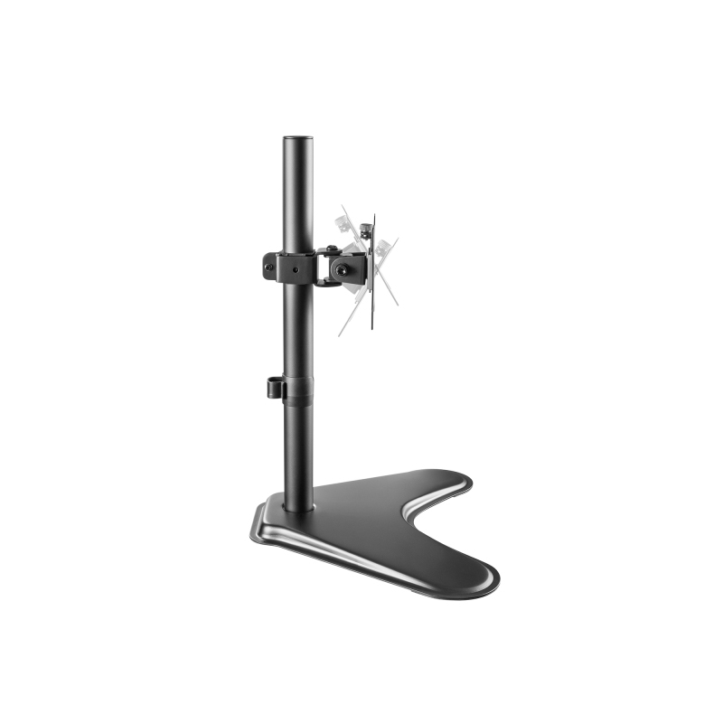 V7 DS1FSS Free Standing Desk Stand Single