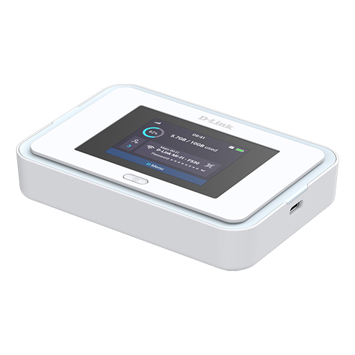 D-Link F530 5G NR AX3000 Wi-Fi 6 Mobile Hotspot supports dual-band speeds up to 3000 Mbps