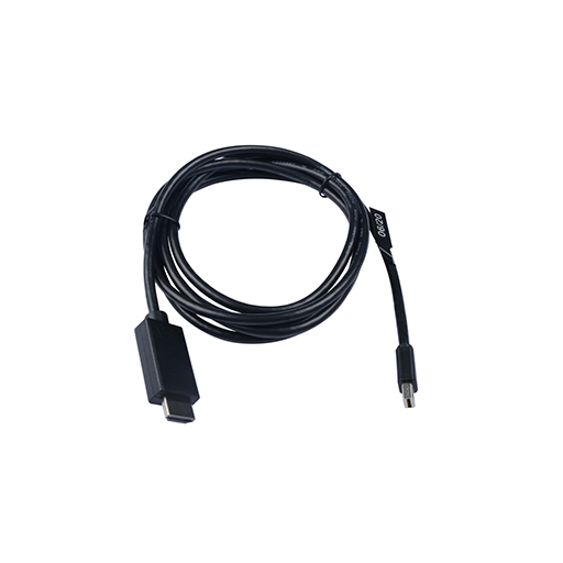 V7 V7MDP2HD-02M-BLK-1E Black Video Cable Mini DisplayPort Male to HDMI Male 2m 6.6ft