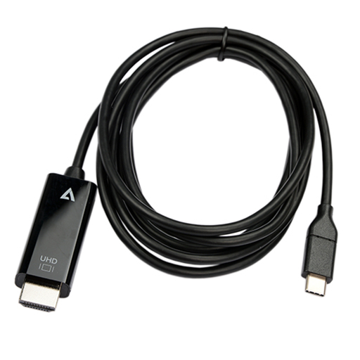 V7 V7UCHDMI-2M USB-C to HDMI 2.0 Adapter Cable 2m Black