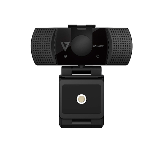 V7 WCF1080P Webcam - 2 Megapixel - 30 fps - USB Type A - Includes Tripod