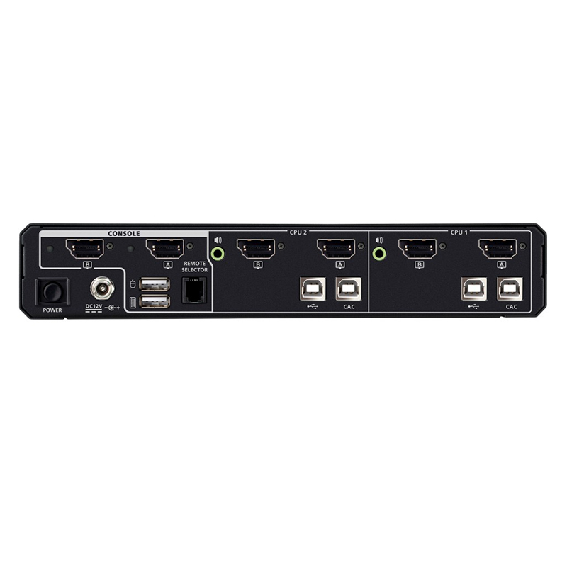 ATEN CS1142DPH4C - KVM / audio switch - 5K, DisplayPort/HDMI, Universal, Secure