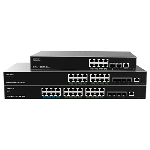 Grandstream GWN7813P 24PORT L3 PSE SWITCH 24 X POE, 4 x 10G SFP+
