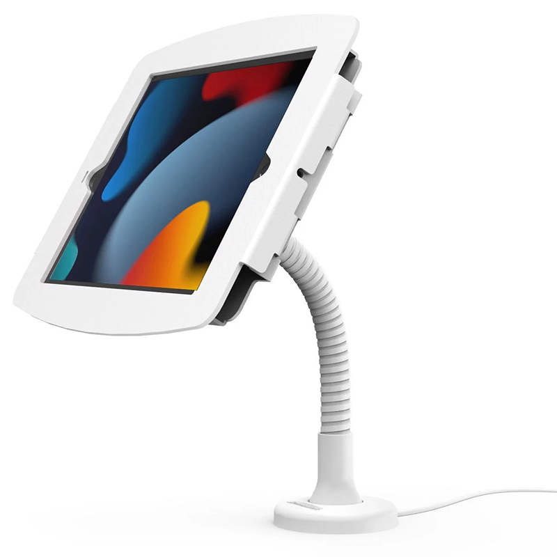 Compulocks 159W209IPDSW iPad 10th-11th (A16) Gen Space Enclosure Flex Arm Mount White