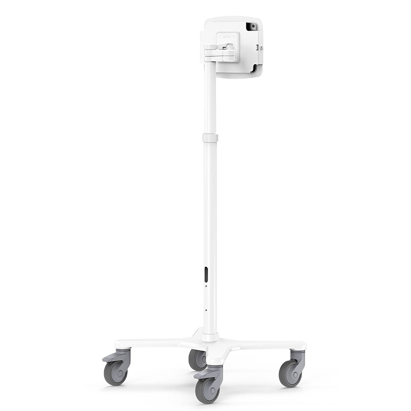 Compulocks MCRSTDEXW209IPDSW iPad 10th-11th (A16) Medical Rolling Cart Extended White