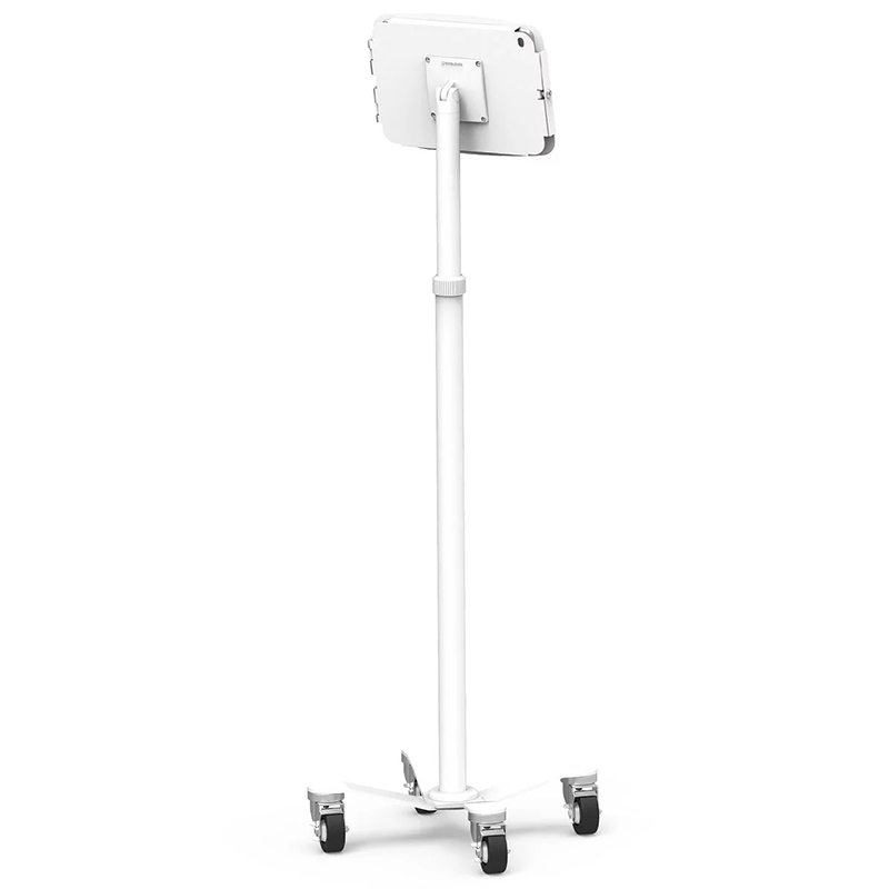 Compulocks MCRSTDW102IPDSW iPad 10.2 Inch Space Enclosure Medical Rolling Cart White