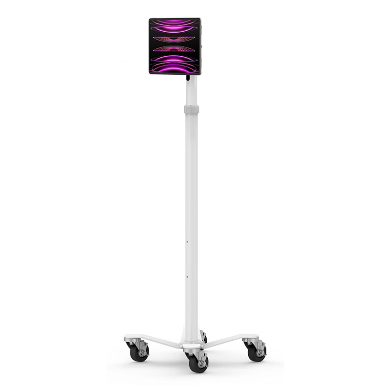 Compulocks MCRSTDWSMP01W Universal Invisible Mount Medical Rolling Cart White