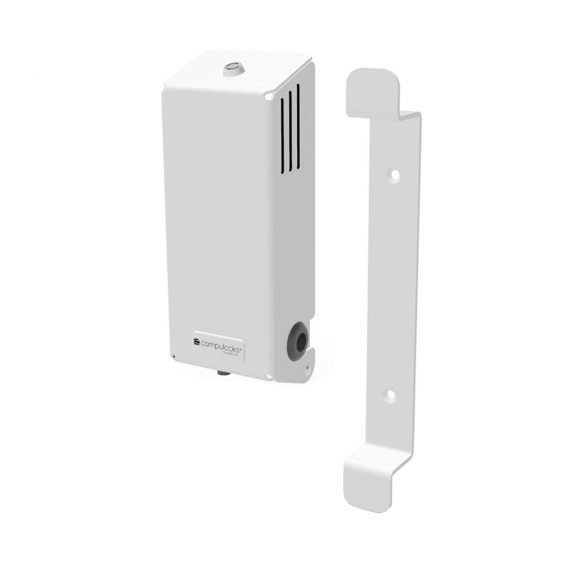 Compulocks RF02SPBW Rolling Stand Lockable Utility Box & Cord Management Cleat