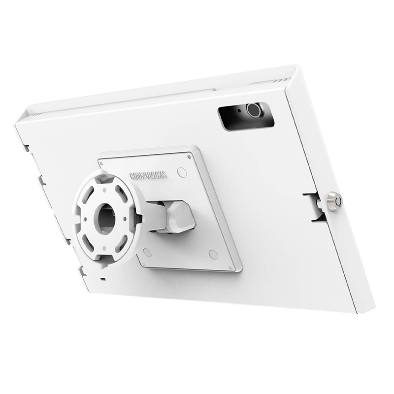 Compulocks 505W209APXW iPad, Apex Enclosure Bow Tilting Wall Mount - White