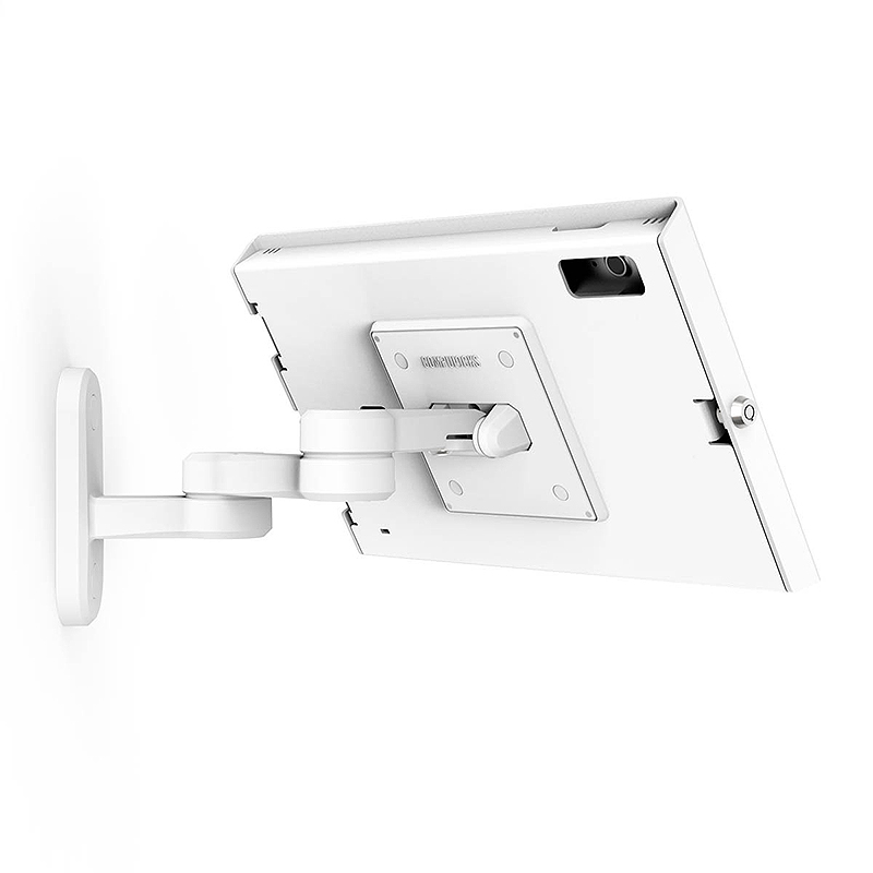 Compulocks 827W209APXW iPad 10th-11th (A16) Gen, Apex Enclosure Swing Wall Mount - White