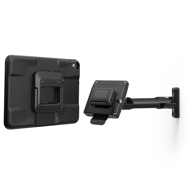 Compulocks 827BPMIP109 iPad 10th-11th (A16) Gen PowerMove Swing Wall Mount Black