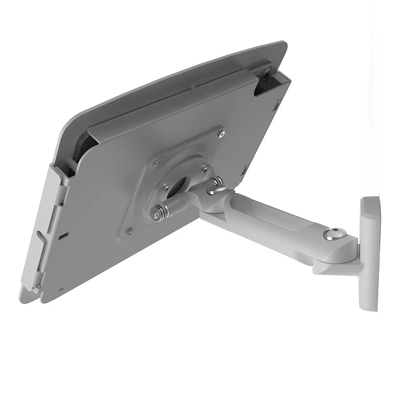 Compulocks 827W209IPDSW iPad 10th-11th (A16) Gen Space Enclosure Swing Wall Mount White