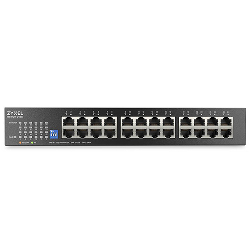 Zyxel GS1100-24ES-GB0101F 24 port Gigabit - DIP selector Unmanaged