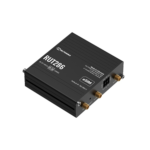 Teltonika RUT286 Industrial Global LTE CAT 4 Router Global 4G LTE Cat 4, up to 150 Mbps
