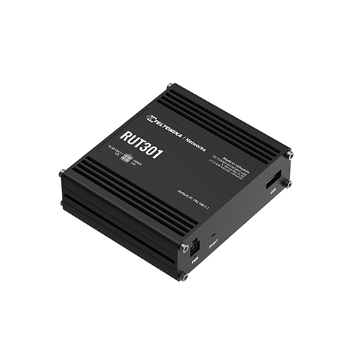 Teltonika RUT301 Industrial Ethernet Router Industrial-grade design harsh environments