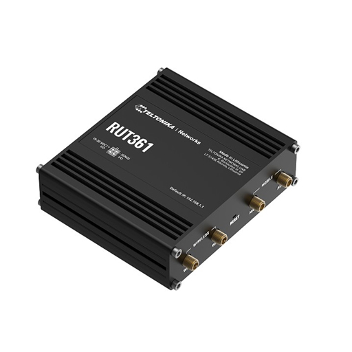 Teltonika RUT361 Industrial Cellular Router , 802.11 b/g/n wireless access point 