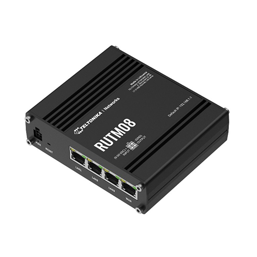 Teltonika RUTM08 wired router Gigabit Ethernet Black 4 x RJ45
