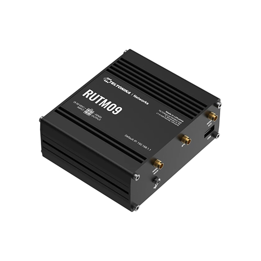 Teltonika RUTM09 wired router Gigabit Ethernet Black 4G LTE (Cat 6) Dual SIM 4 x RJ45 USB