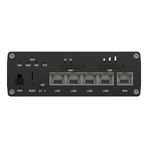 Teltonika RUTM16 Cellular network router LTE Wi-Fi 5 1x WAN 4x LAN SIM DNS over HTTPS GPS