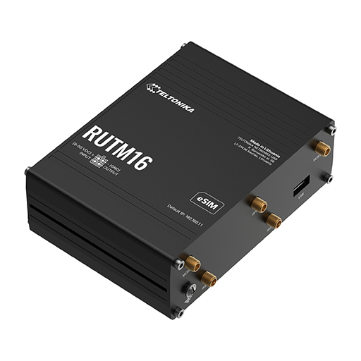 Teltonika RUTM16 Cellular network router LTE Wi-Fi 5 1x WAN 4x LAN SIM DNS over HTTPS GPS