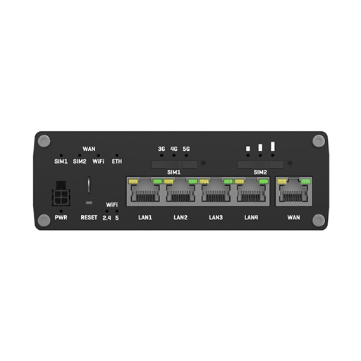Teltonika RUTM50 Cellular 5G Router Ultra-high cellular speeds of up to 3.4 Gbps