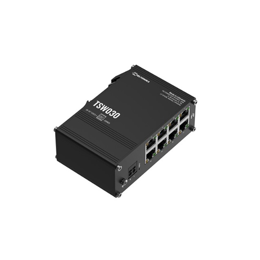 Teltonika TSW030 DIN Rail Switch 8 x Fast Ethernet (10/100)