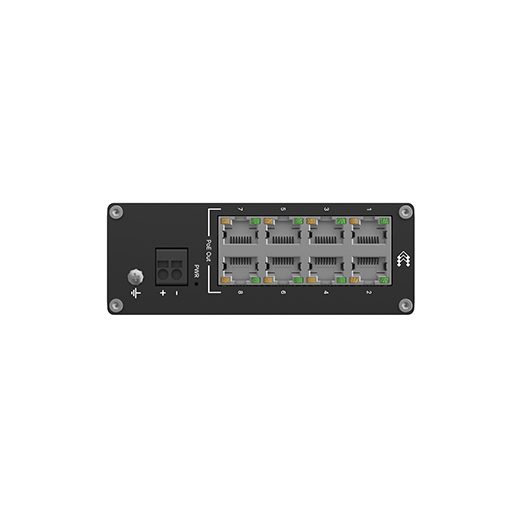 Teltonika TSW040 8-Port PoE+ Switch Unmanaged Fast Ethernet (10/100)  (PoE) Black