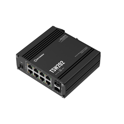 Teltonika TSW202 Managed Network Switch L2 Gigabit Ethernet 10/100/1000 PoE
