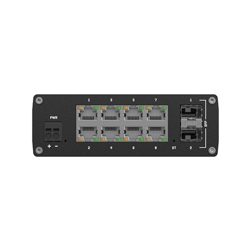 Teltonika TSW212 network switch Managed L2 Gigabit Ethernet  2 x SFP ports 8 x RJ45 ports