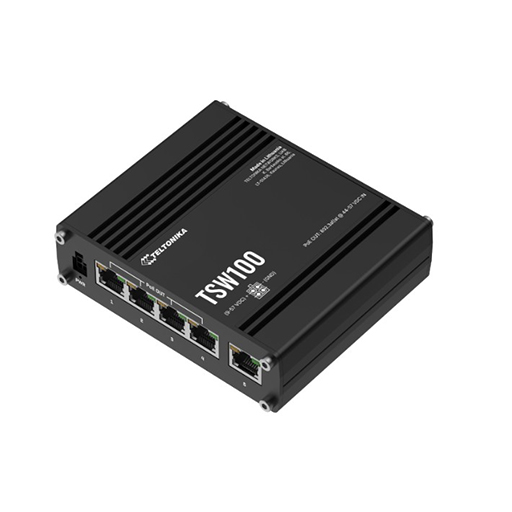 Teltonika TSW100 Industrial Unmanaged PoE+ Switch