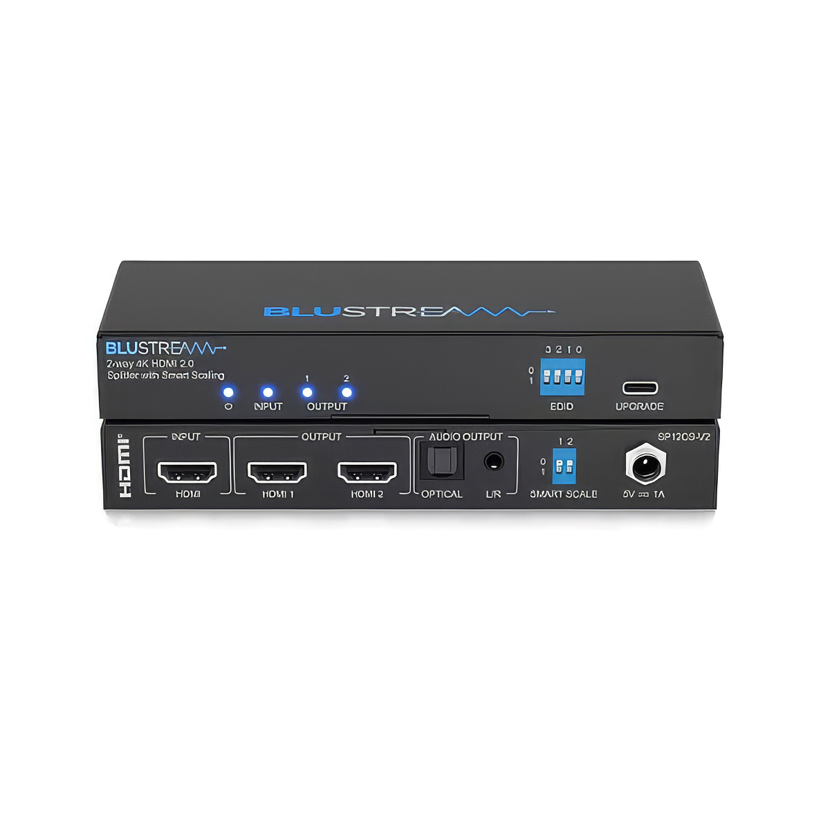 Blustream SP12CS-V2 2-Way 4K HDMI 2.0 Splitter with Smart Scaling