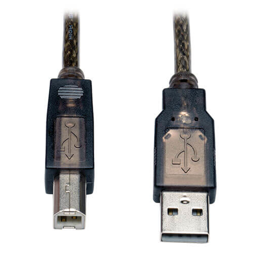 Eaton U042-036 USB 2.0 A/B Active Repeater Cable (M/M), 36 ft. (10.97 m)