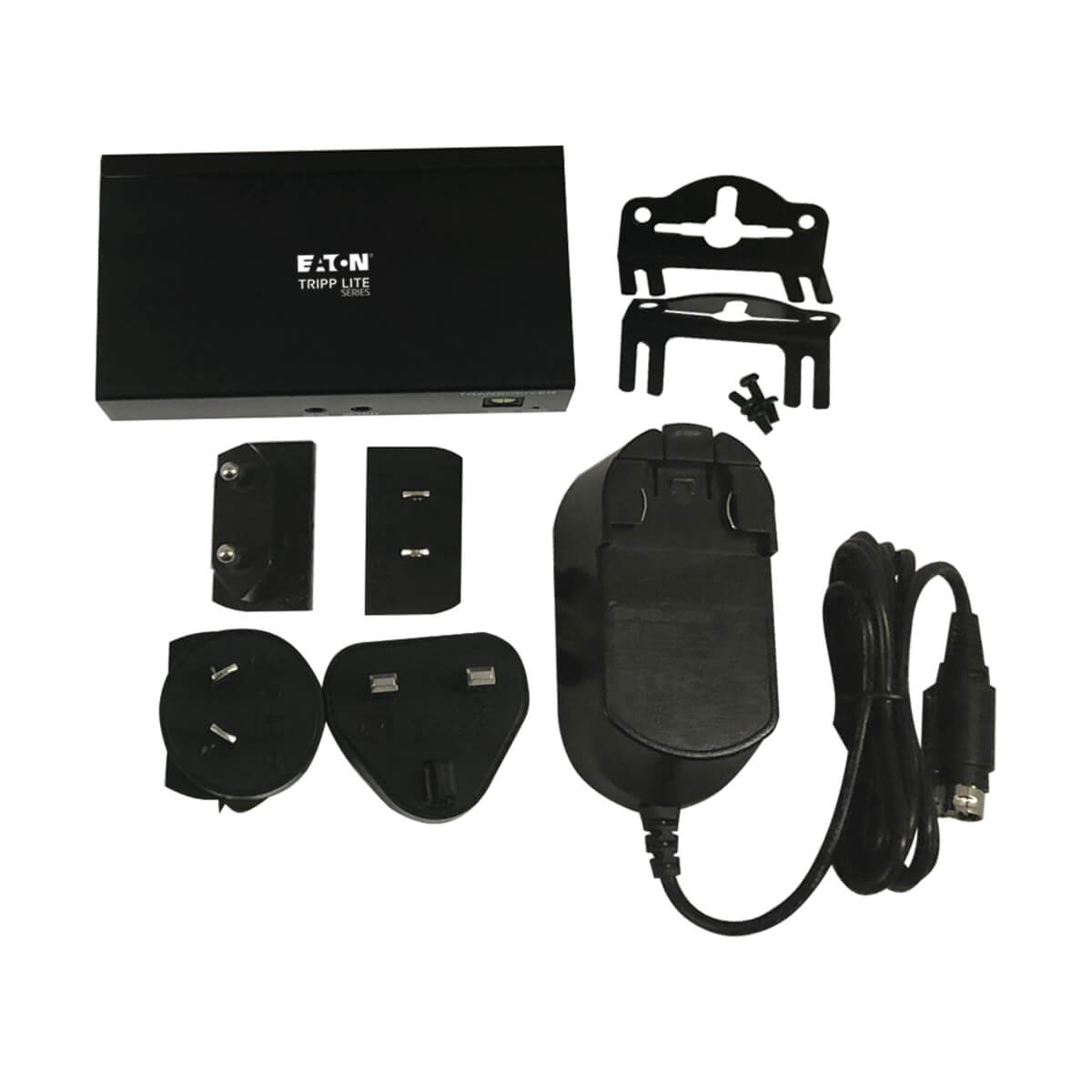 Eaton B127A-110-BH HDMI over Cat6 Receiver with Repeater, 4K 60Hz,IR Transceiver, 230 ft.