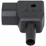 IEC C14 Male Left Angled Rewireable Connector