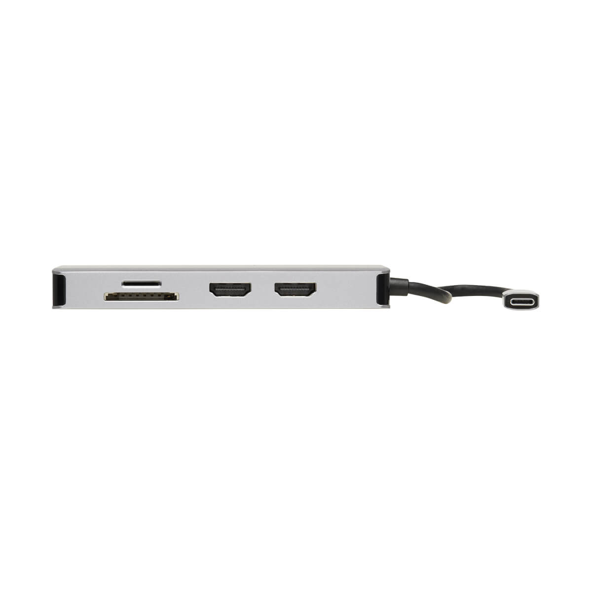 Eaton U442-DOCK8G-GG USB-C Dock, Dual Display - 4K HDMI, USB 3.2 Gen 1, USB-A Hub, GbE, GY