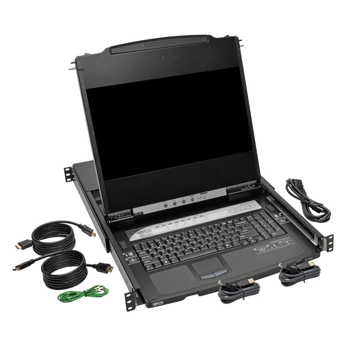Eaton B030-008-17-IP NetDirector 8-Port 1U Rack-Mount Console HDMI KVM Switch