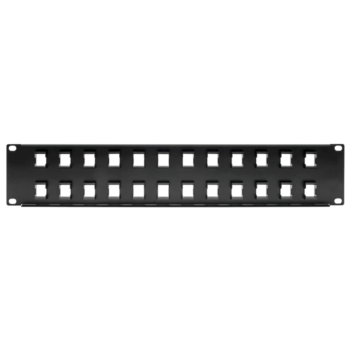 Eaton N062-024-KJ 24-Port 2U Rack-Mount Unshielded Blank Keystone/Multimedia Patch Panel