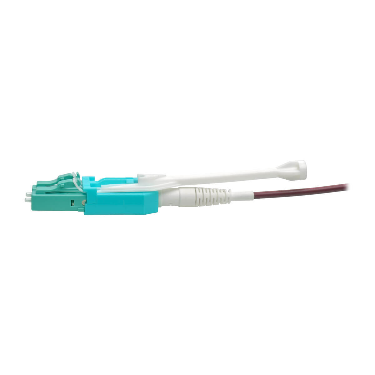 Eaton N845-02M-8L-MG 40G MTP/MPO to 4xLC Fan-Out OM4 Plenum-Rated Fiber Optic Cable, 2 m