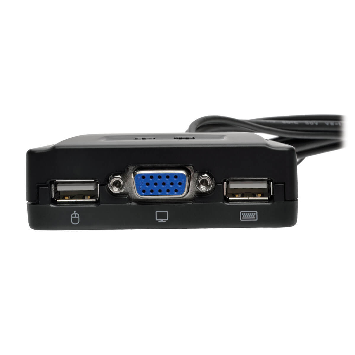 Eaton B032-VU2 2-Port USB/VGA Cable KVM Switch with Cables and USB Peripheral Sharing