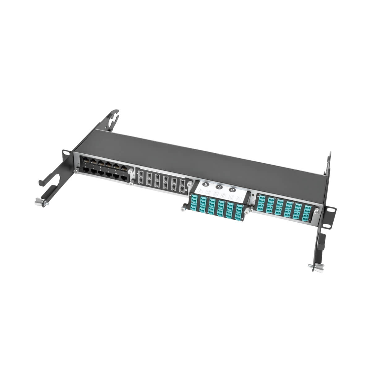 Eaton N484-3M8-LC12 40/100Gb Breakout Cassette, 40Gb to 4 x 10Gb, 100Gb to 4 x 25Gb